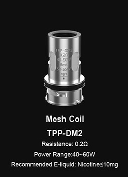 TPP COIL - VOOPOO 0,20 OHM (pack 3 unidades)