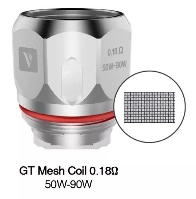 Coil GT Mesh 0,18 ohm (pack de 3 unidades)