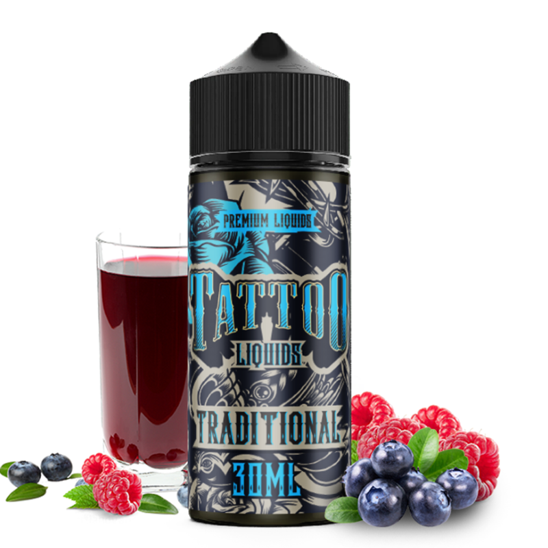 Framboesa Mirtilo 30ml - Garrafa de 120ml